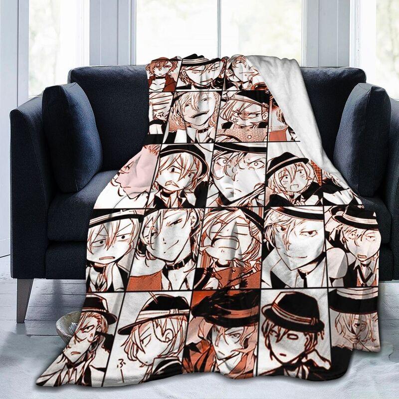 My Hero Academia Collage Anime Flannel Fleece Blanket Lightweight Blanket Soft Warm Cozy Fuzzy Throw Blanket for Bed Sofa Travel