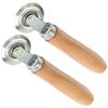 New 2PCS Screen Repair Tool,Screen Door Wheels with Wood Handle Handmade Crafts & Accessories for Corrugated Paper KT Board