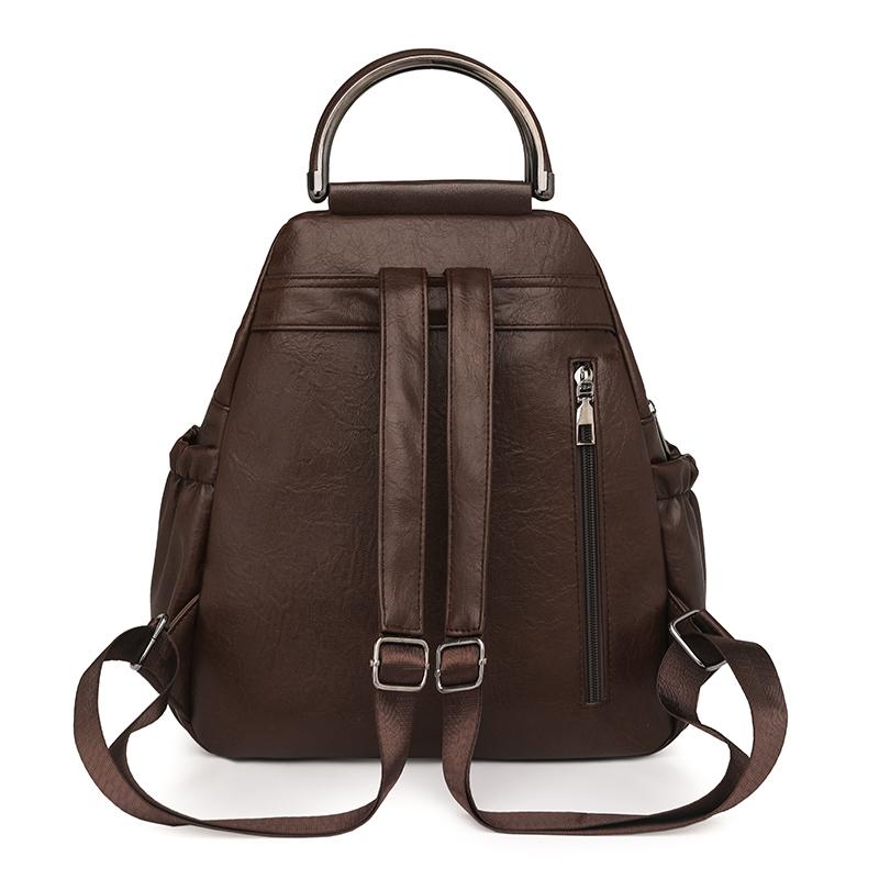 Plissierter Stepprucksack Multifunktionale Handtasche Reise Damen Tasche