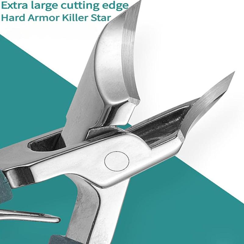 Wide-Jaw Opening Anti-Splash Slanted Nail Clipper Ingrown Nail Clippers Portable Toenail Fingernail Trimmer Set Manicure Tools