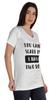 Inkmeso You Can't Scare Me I Have Two Boys Funny Graphic Mom Tshirt Cotton Top