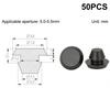 50Pcs Silicone Stopper Rubber Stopper For Caravan Camper Heatproof Spacers, Non-Slip Lid Lifters To Prevent Scratches & Spills