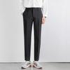 Pants Men's Spring and Summer Thin New Trend Versatile Ice Silk Nine-point Pants Small Foot Casual Pants