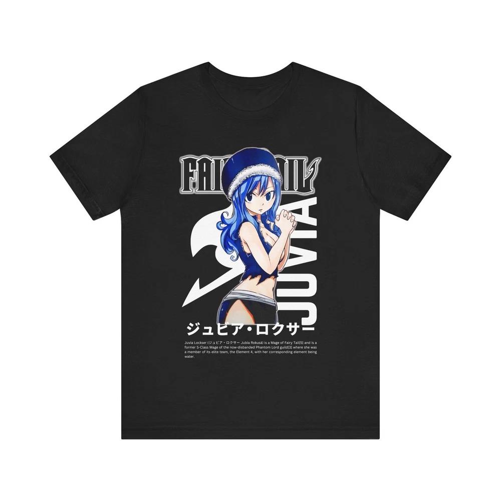 Anime Fairytail Juvia T Shirt Size S 4xl Black Size S 4xl S