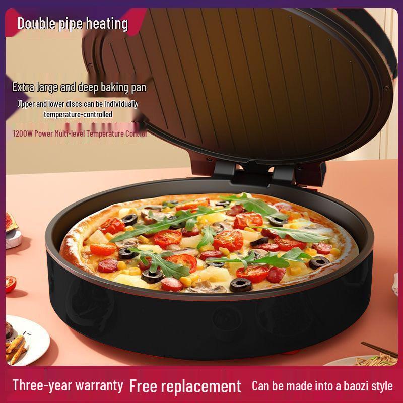 Smart Electric Griddle: Double-Sided Non-Stick Extra Large Pancake & Baking Pan.