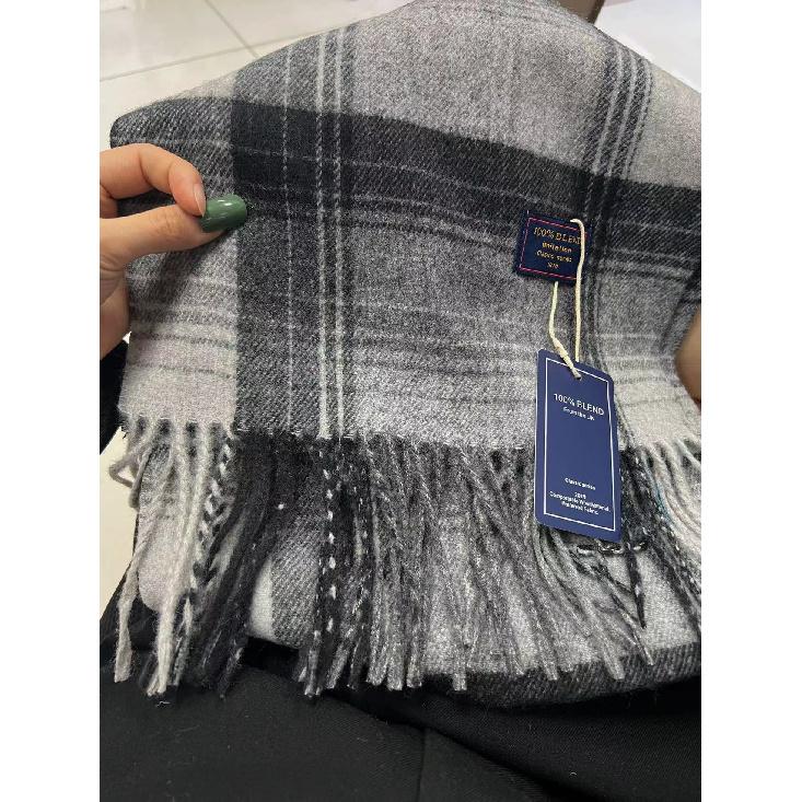 

Атмосфера Студенческая осень/зима новый теплый толстый шарф женский повседневный универсальный красочный сетчатый шарф 180*32cm