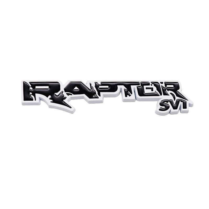 3D Metal R-APTO-R SVT Car Body Sticker For F-or-d F-ocu-s Winged Tiger, M-ustan-g R-aptor Modification Accessories