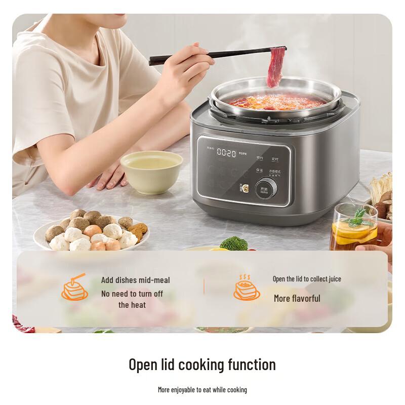 Midea 6L Smart Low-Fat 316L Electric Pressure Cooker