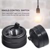 Toggle Switch Single-Control Lamp Switch Round Surface Mounted Wall Light Switch Old-Fashioned 6A Button Switch For Home Decor