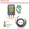 Digital refrigeration pressure gauge, air conditioning temperature detector, multi-function vacuum pressure test tool kit