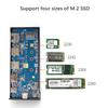 Nvme Ssd Hub, Usb C Hub Type C 3.1 To M.2 Nvme Ngff Hd 4k 1000m Lan 10gbps M.2 Ssd Case Enclosure Usb C Hub Splitter For Macbook