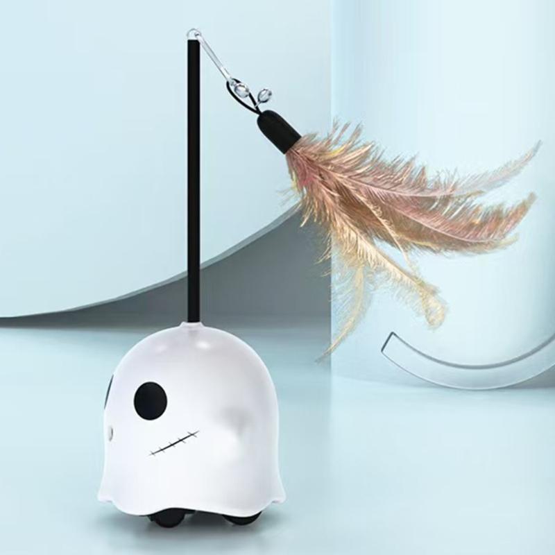 Cats Automatic Toy Cats Interactive Fun Toy Teasing Rechargeable Fun Exercise Toy for Indoor Felines Play Exercise Toy