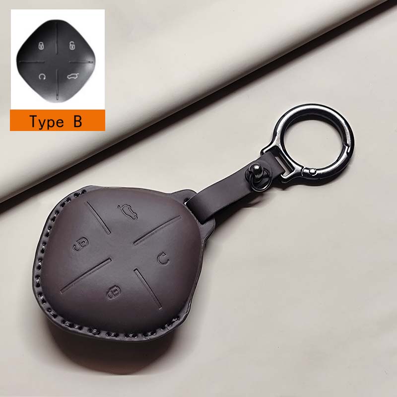 Car Remote Key Case Cover for Jetour DASHING X-1 Plus DTC I-DM IDM Leather Keychain Shell Protector Durable Luxury Accessories