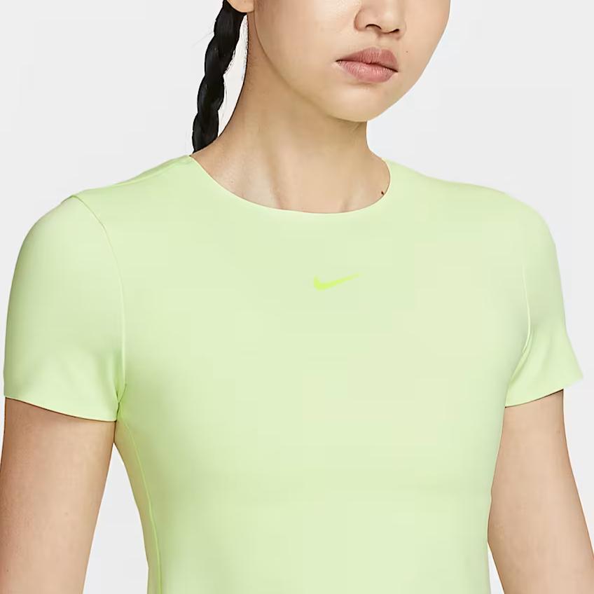 Nike Swoosh Versatile Comfortable Simple Short Sleeve Regular T-Shirt Women T-Shirts Green HQ8080-701