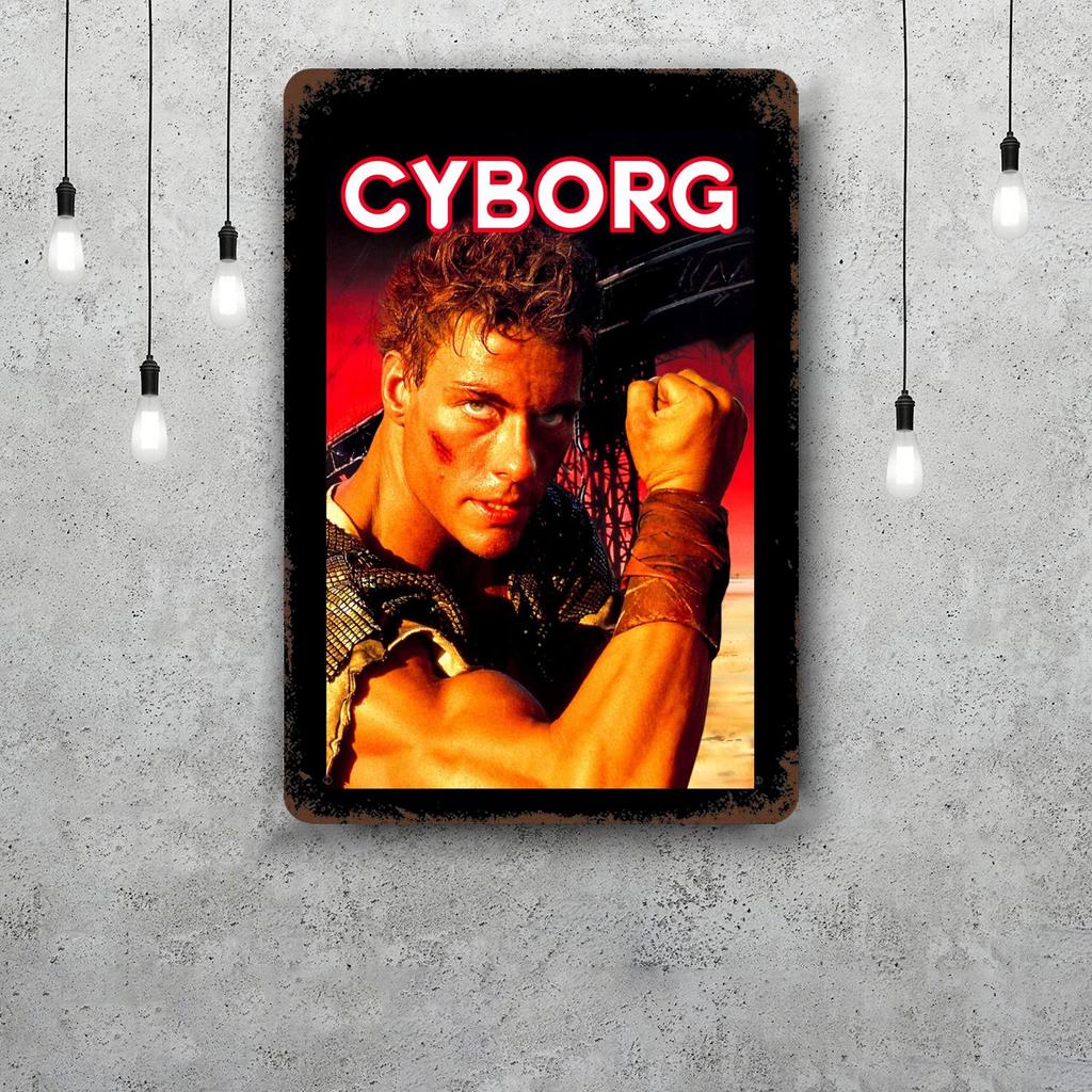 Van damme attore Segni di Latta Metallici Vintage Poster Decorazioni Placca Metallica Retro Decorazione Murale per Garage Bar