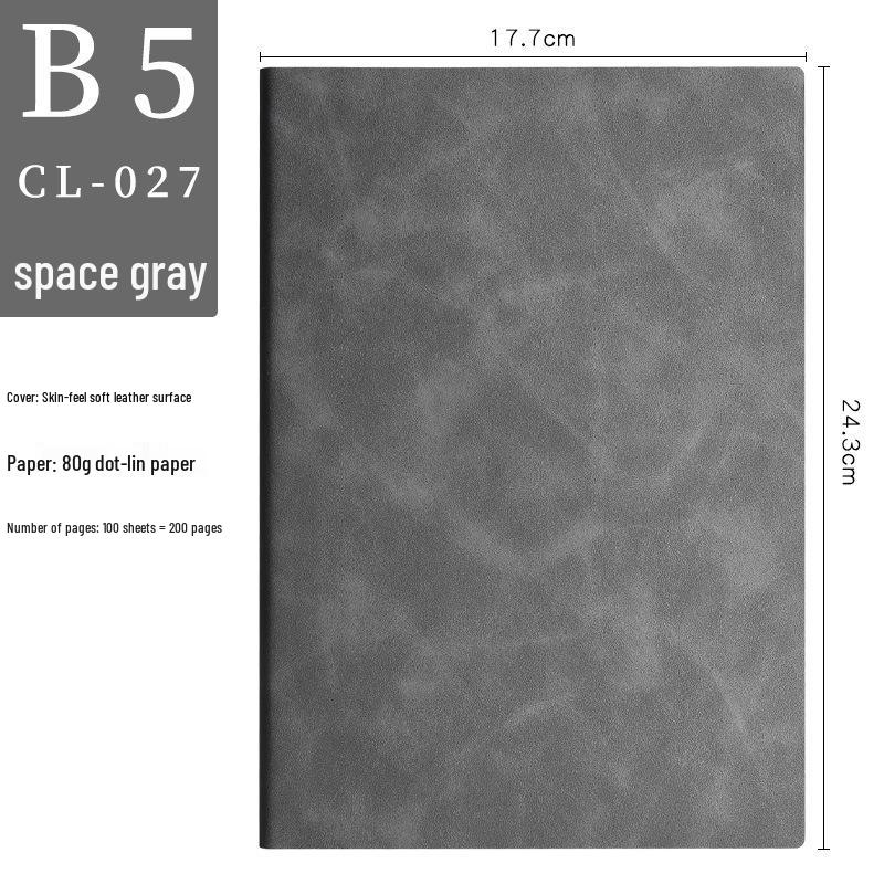 A5 Custom Logo Thickened B5 Diary with Buckle for Business Office