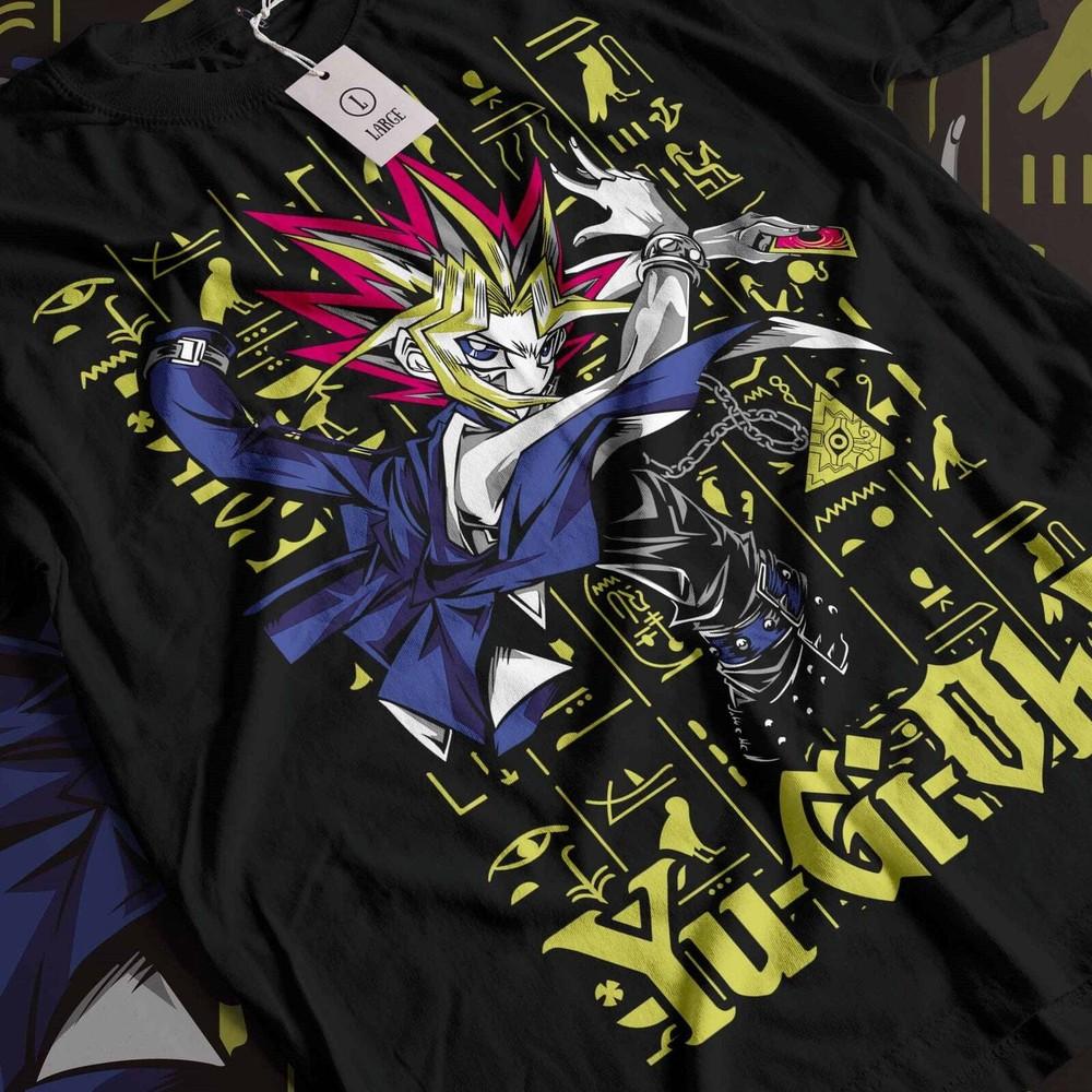 Anime Duel King T Shirt Black Unisex, Black Shirt All Size Unisex T-Shirt XXL