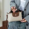 Bolsa de Ombro e Transversal de Nylon Color Block 2025 para Mulheres