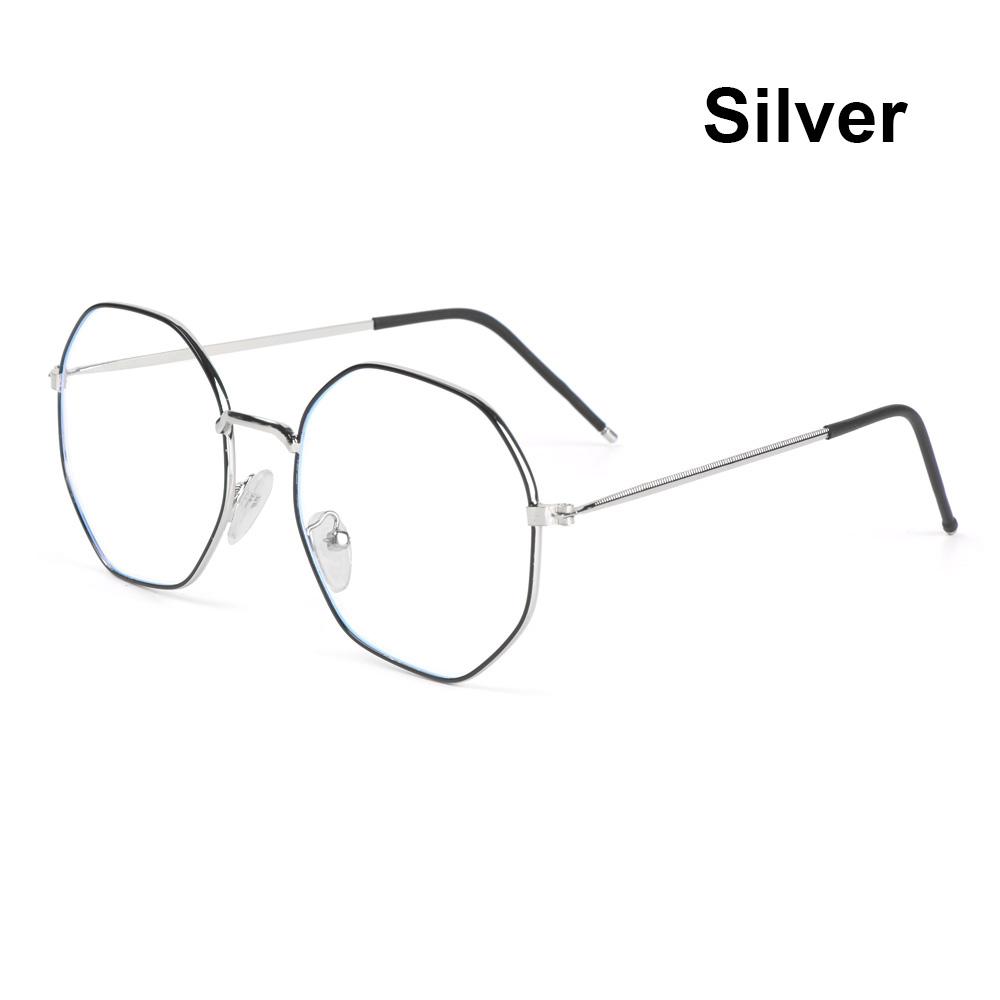 1 PC Retro Metal Anti-Blue Light Glasses Women Men Vintage Ultralight Round Frame Eye Protection Ultra Light Eyeglasses