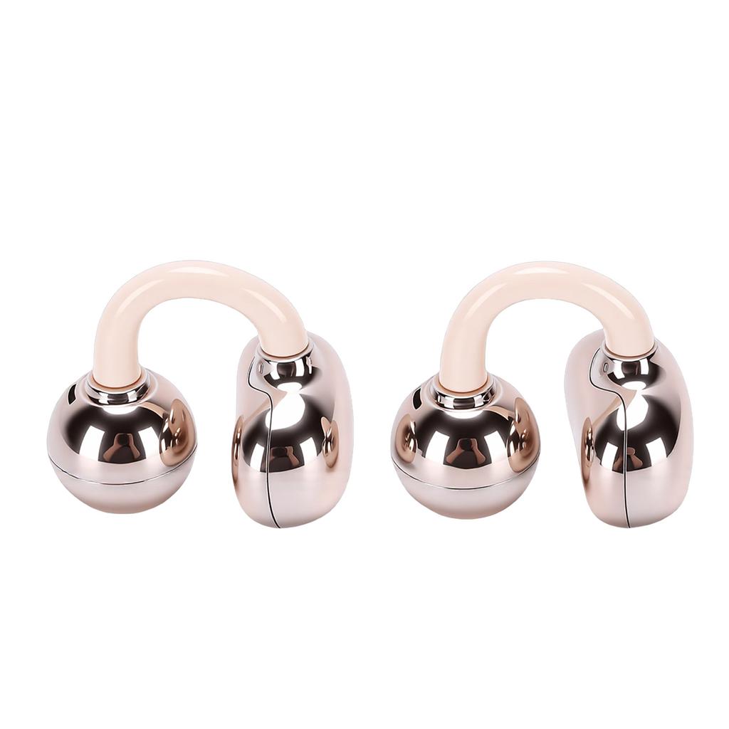Bluetooth Earphone V6.0 Clamp On Earbuds Intelligent Noise Cancelling with Detachable Bowknot 4H Playtime 10 15m Range