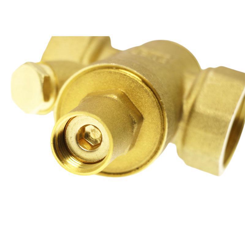 DN15 Adjustable 4-Point Household Water Pressure Reducing Valve for Heaters & Purifiers, 65-25 Pressure Range