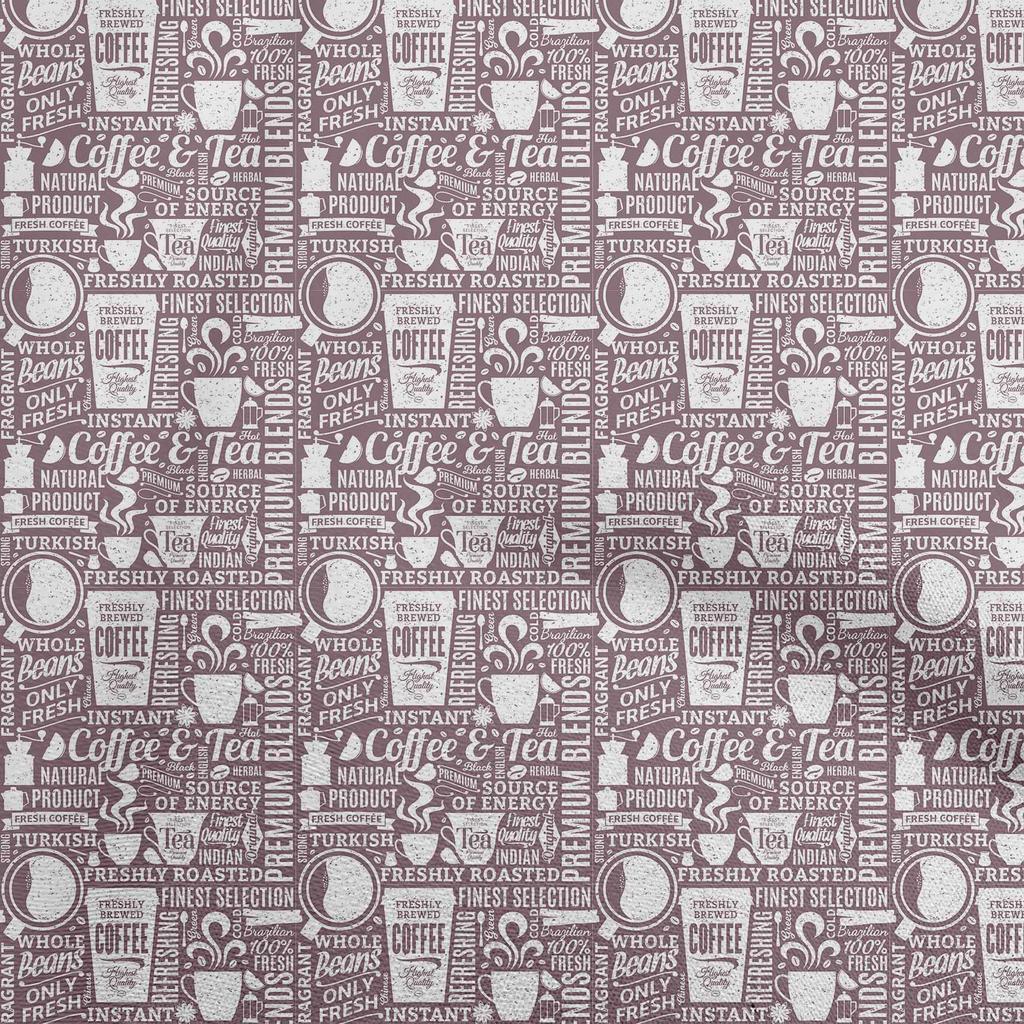 oneOone Cotton Flex Black Fabric Nostalgia Coffee Sewing Fabric By The Yard Printed Diy Clothing Sewing Supplies 40 Inch