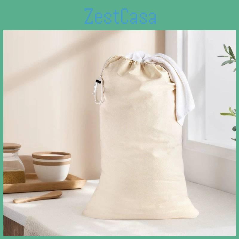 Wäschesack aus Baumwoll-Canvas zur Aufbewahrung im Schlafzimmer, modernes Design, Heimhaltbarkeit