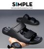 Men's Plus Size British Style Slippers - High Quality Breathable Indoor Outdoor Casual Sandals
