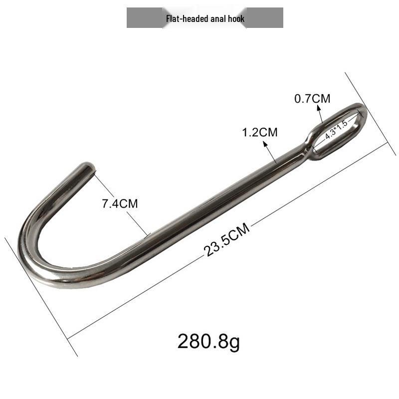 Adjustable Load-Bearing Anal Hook for BDSM Play