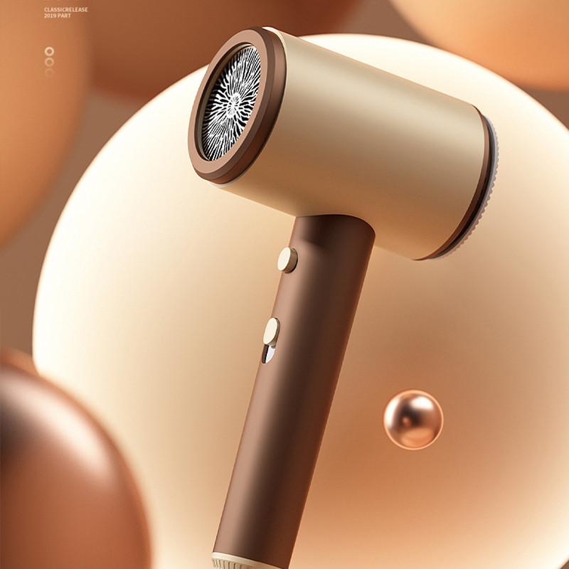 Hair Fashionable Dryer Tshaped Apricot Color Highpower Household 220v 1250w