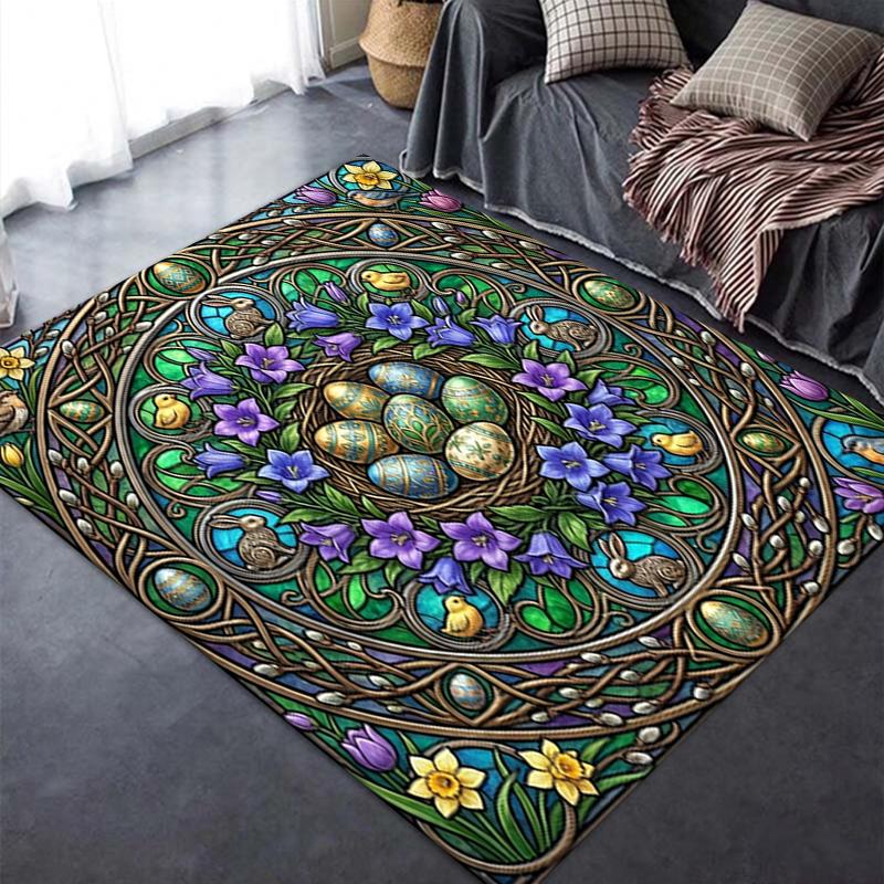2025 New Easter Carpet Rug for Living Room Bedroom Home Sofa Decoration,Kids play Non-slip Floor Mat6