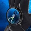 Espejo Compacto de Buceo Espejo de Observación para Buzos Portátil Ajustable Redondo Equipo Submarino para Deriva Hombres Mujeres Deportes al Aire Libre