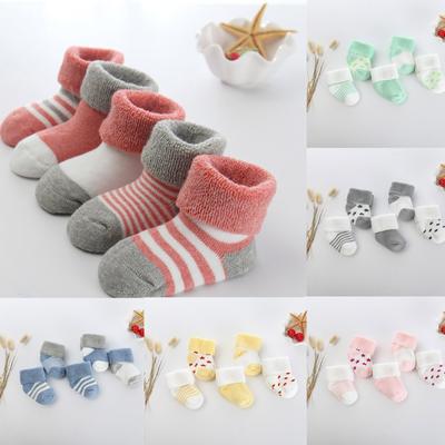 Bambino E Moda Invernale Cartone Animato Cotone Calzini Per Bambini Set da 5 Paia