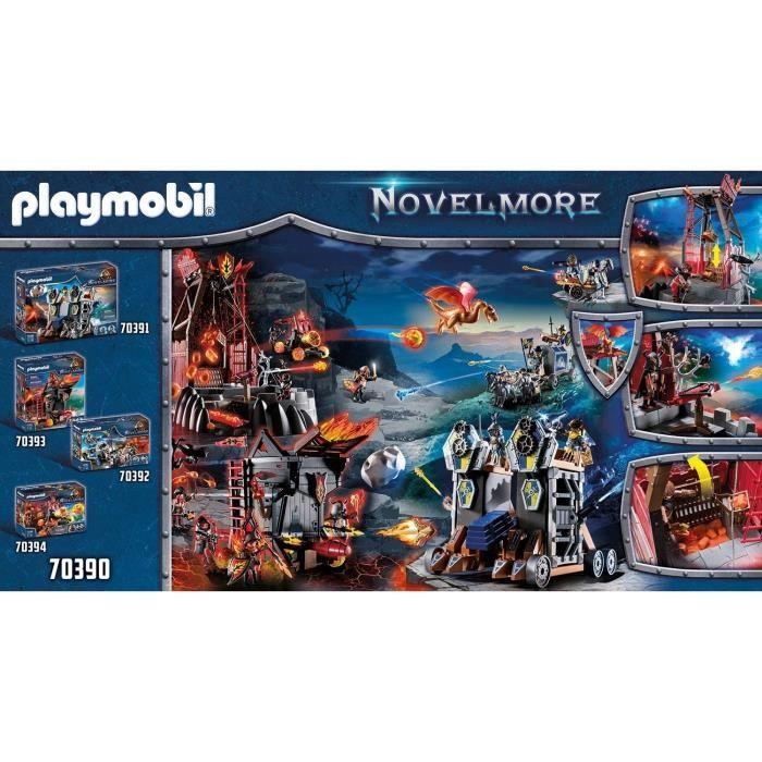Playmobil - 70390 - Novelmore - Burnham lovagok lávabányája
