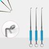 2pcs Stainless Steel Easy Fish Hook Remover Safety Fishing Hook Extractor Detacher Rapid Decoupling Device Fishing Tools Equipment