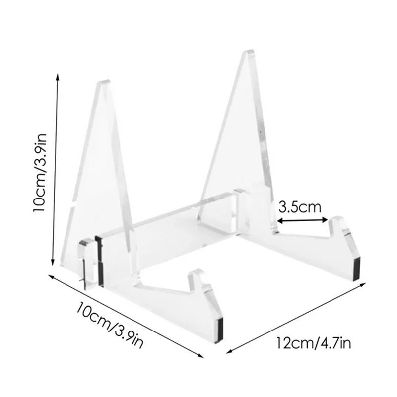Reading Bookshelf Black Acrylic Book Holder Tablet PC Pad Drawing Support Desk Organizer Reading Recipe Cookbook Stand