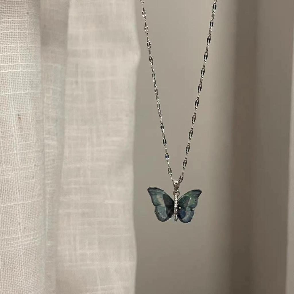 Trendy Korean Thin Chain Pendant Necklace - Elegant & Versatile Fashion Design for Women