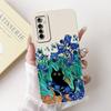 Coole Zachte Siliconen Hoesje Voor Realme 6 Pro / Realme6 Telefoonhoesje Vloeibare Siliconen Cover Voor RMX2001 RMX2061 RMX2063 Konijn Panda