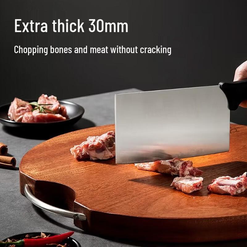 MAXCOOK Round Wenge Wood Chopping Board