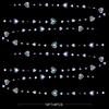 40Ft Iridescent 3D Heart Twinkle Star Garland Holographic Paper Streamer Banner for Birthday Mother's Day Anniversary Engagement Wedding Bridal Baby