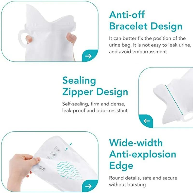 Emergency Portable 700ml 4-8piece Outdoor Travel Car Urinal Vomit Bag Mini Mobile Toilet Convenient  Disposable Sanitary Bag