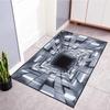 3D Optical Illusion Home Entrance Carpet Door Mat Trippy Living Room Rug Non-Slip Hallway Bedroom Bathroom  Kitchen Floor