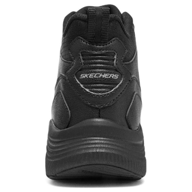 Skechers Scarpe Casual Alte Comode Versatili Ammortizzanti Resistenti Sneakers Donna Nere 168008-BBK