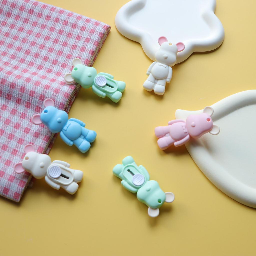 Couteau utilitaire ours adorable - Mini coupe-papier compact pour emballage artisanal