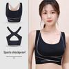 Stoßfester trägerloser Sport-BH: Übergröße, Bügellos, Anti-Hängebrust, Schönes Rückendesign