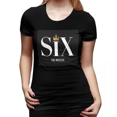 Six The Musical TShirt for Women Round Neck Streetwear T Shirts Womens Short Sleeve Summer Clothes Tops