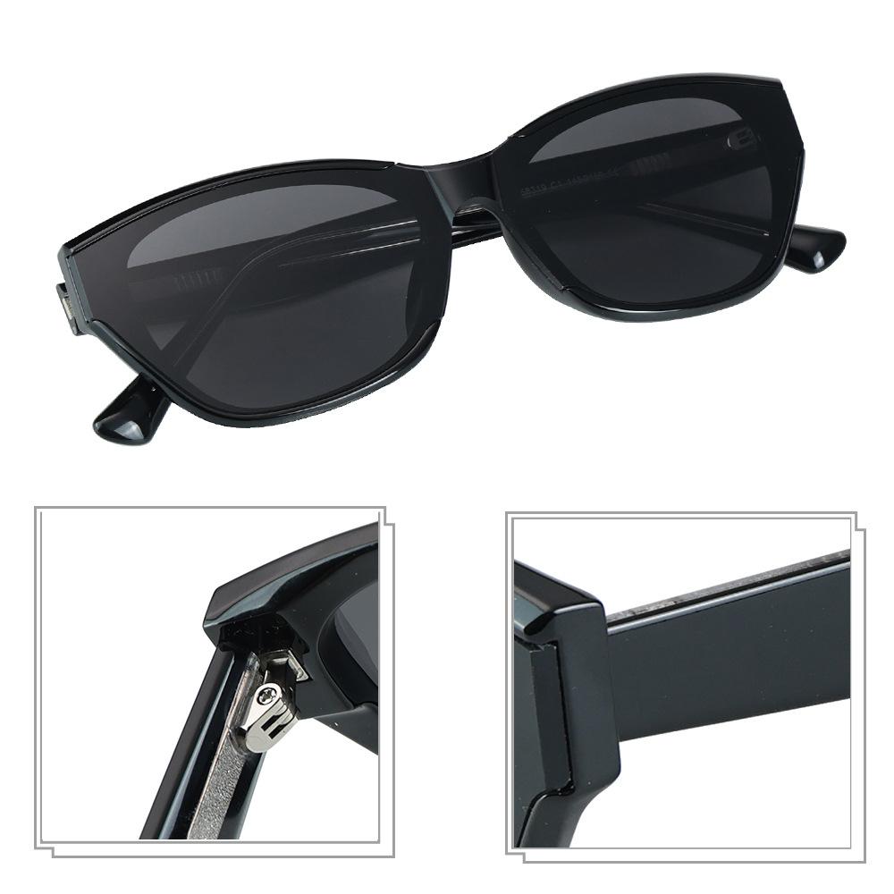 Attractive Glasses Women's Tr90 Cat Eye Sunglasses Classic Acetate Temple Uv Protection Retro Cateye Shades Comfortable Designer Eyewear For