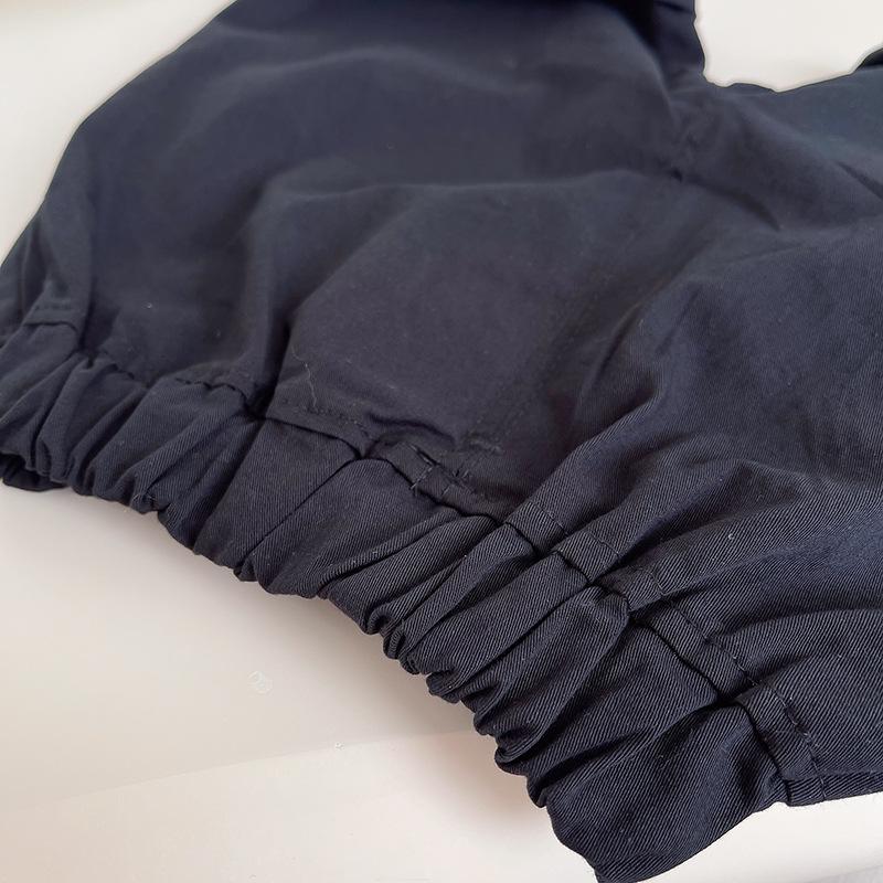 Set de Vară cu Mânecă Scurtă și Guler pentru Copii Băieți Cămașă cu Imprimeu Complet de Desene Animate Pantaloni Scurți Casual Set Două Piese Tricou+pantaloni scurți