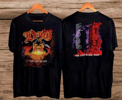 2022 Tour Dio TShirt Line Last 80s Vintage Concert Band Vtg Tee Rock Gift Fans Unisex T-Shirt