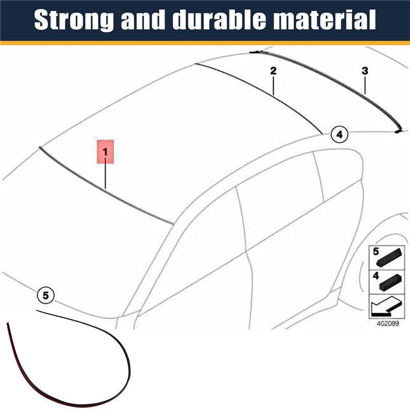 Car Windshield Upper Moulding Trim For BMW 7 Series F01 F02 F04 2008-2015 51317184565
